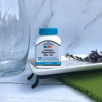 21st Century Calcium Magnesium Zinc +D3 - 90 Tablets