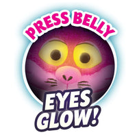 Disney Junior Alice’s Wonderland Bakery Cheshire Cat plush toy 12 inch with glow in the dark eyes ages 3 plus