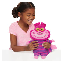Disney Junior Alice’s Wonderland Bakery Cheshire Cat plush toy 12 inch with glow in the dark eyes ages 3 plus