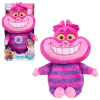 Disney Junior Alice’s Wonderland Bakery Cheshire Cat plush toy 12 inch with glow in the dark eyes ages 3 plus