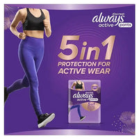 Always Discreet Active Wear Pants Medium 9 Pack Super Plus 5-in-1 Protection