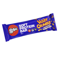BSC Soft Protein Bar Violet Crumble Chocolate Honeycomb Flavour 55 g x 12 Bars - Aussie Variety-AU Ancel Online
