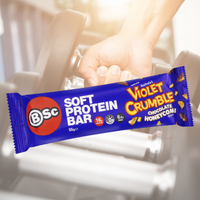 BSC Soft Protein Bar Violet Crumble Chocolate Honeycomb Flavour 55 g x 12 Bars - Aussie Variety-AU Ancel Online
