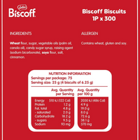 Lotus Biscoff Biscuits Portion Control Bulk β 50g (Pack of 6)