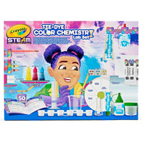 Crayola Tie Dye Colour Chemistry Set for Kids ages 7 plus with 50 experiments