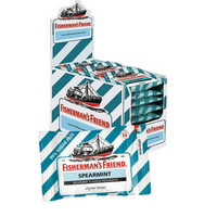 Fishermans Friend Spearmint Sugar Free Lozenges 25 g x 12 Bags