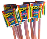 Giant Rainbow Sherbet Straw 13g - 20 Pack