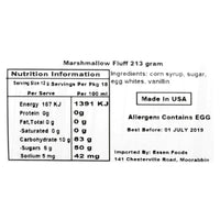 Marshmallow Fluff 213g x 2 (USA) - Aussie Variety-AU Ancel Online