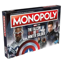 Monopoly The Falcon and The Winter Soldier Edition Marvel board game ages 14 plus 2 to 6 players