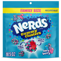Nerds Gummy Clusters Very Berry 524g (18.5 Ounce) Resealable Bag (Featured Image)