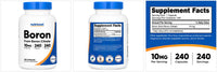 Nutricost Boron 10mg 240 Capsules Boron Citrate 240