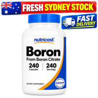 Nutricost Boron 10mg 240 Capsules Boron Citrate 240 (Featured Image)