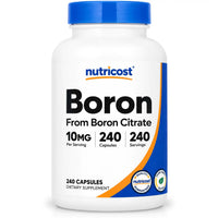 Nutricost Boron 10mg 240 Capsules Boron Citrate 240