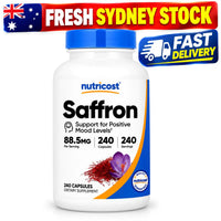 Nutricost Saffron 88.5mg – 240 Capsules (Featured Image)
