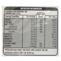 Wrigleys PK Peppermint Sugar Free Chewing Pellet Gum 14 Grams x 30