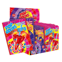 Pop Rocks Popping Candy With Lollipop And Tattoo Strawberry And Cola - 30 Packs - Aussie Variety-AU Ancel Online