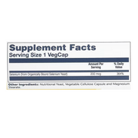 Solaray High Potency Selenium 200 mcg 100 VegCaps