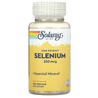 Solaray High Potency Selenium 200 mcg 100 VegCaps (Featured Image)