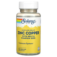 Solaray Zinc Copper With Kelp And Pumpkin Seed 100 VegCaps (Featured Image)