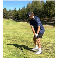 Men’s Golf Polo Shirt Blue Short Sleeve Breathable Moisture Wicking Performance (Copy)