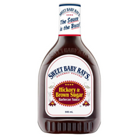 Sweet Baby Ray’s Hickory & Brown Sugar BBQ Sauce 946mL bottle – smoky sweet American-style barbecue sauce
