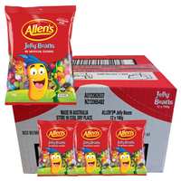 Allens Jelly Beans 190g - 12 Packs (Featured Image)