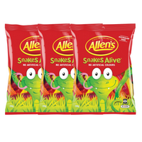 Allens Snakes Alive 200g - 3 Pack (Featured Image)