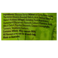 Allens Snakes Alive Fruit Flavoured Lollies 200g — 6 Pack