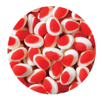 Allen’s Strawberries and Cream 1.3kg bag of gummy lollies – Australian candy perfect for parties, Halloween, or lolly buffets, with no artificial colours. - product