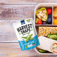 Calbee Harvest Snaps Baked Pea Crisps Original Salted Flavour 120g x 2 Packs