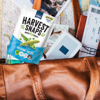 Calbee Harvest Snaps Baked Pea Crisps Original Salted Flavour 120g x 2 Packs