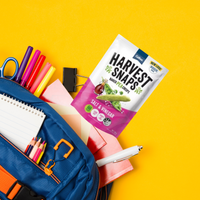 Calbee Harvest Snaps Baked Pea Crisps Salt And Vinegar Flavour 120g x 2 Packs