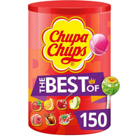 Chupa Chups 12g The Best Of 150 Count Assorted Flavours 1.8kg Tub (Featured Image)