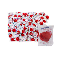 Heart Beat Jumbo Love Candy Strawberry Flavour 6g - 166 Piece Pack (1kg)
