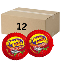 Hubba Bubba Tape Strawberry 56g - 12 Piece Pack (Featured Image)