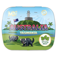 Impact Mints Tasmania Landmark Strong Mint 12 pack – sugar free halal collectible mint tins