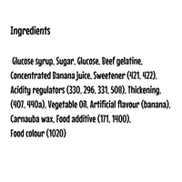 Juicy Jelly Peeled Gummy Banana 1kg