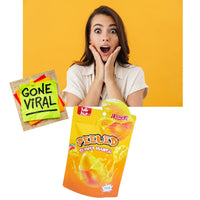 Juicy Jelly Peeled Gummy Mango 120g - 2 Pack