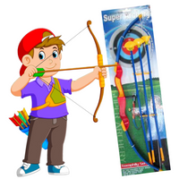Kids Archery Set Toy Bow And 3 Suction Arrows - Aussie Variety-AU Ancel Online