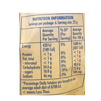 Life Savers Lemon Sherbet Bombs 150g per bag of fizzy lemon lollies for parties and candy buffets - Nutrition Information