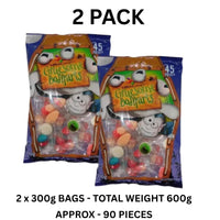 Lolliland Gruesome Body Parts 300g x 2 Bags – 90 Pieces Halloween Lollies (Featured Image)
