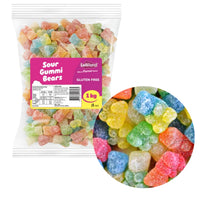 Lolliland Sour Gummi Bears 1kg – Gluten Free Gummy Lollies