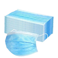 Disposable Face Mask 100 Pack – 3 Layer Filter, General Use, Earloops