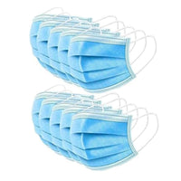 Disposable Face Mask 100 Pack – 3 Layer Filter, General Use, Earloops