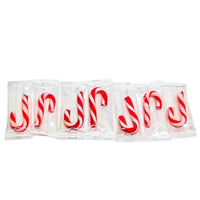 Mini Candy Canes 200 pack – red and white peppermint flavoured individually wrapped Christmas lollies