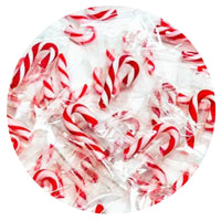Mini Candy Canes 200 pack – red and white peppermint flavoured individually wrapped Christmas lollies