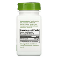 Natures Way Wild Yam Root 850mg 100 Vegan Capsules - Gluten Free