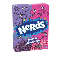 Nerds Lollies Strawberry and Grape 45g - 24 Pack