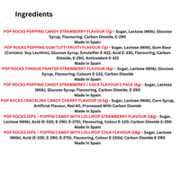 Pop Rocks Popping Candy Variety Pack - 6 Assorted Flavours - Bulk Value Pack of 12 Packs Boxed