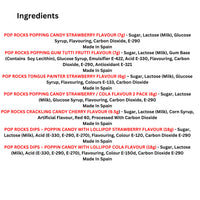 Pop Rocks Popping Candy Variety Pack - 6 Assorted Flavours - Bulk Value Pack of 12 Packs Boxed